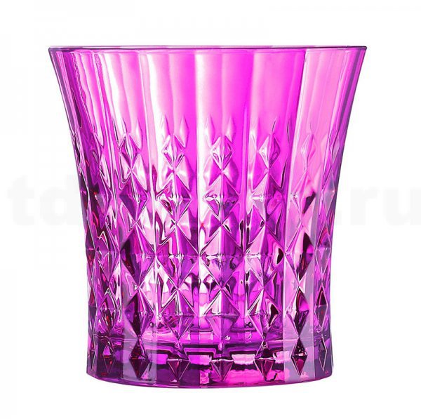 Стаканы LADY DIAMOND PINK низкие 270мл 2шт