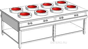 Плита индукционная WOK Heidebrenner ETK-I-W 761839