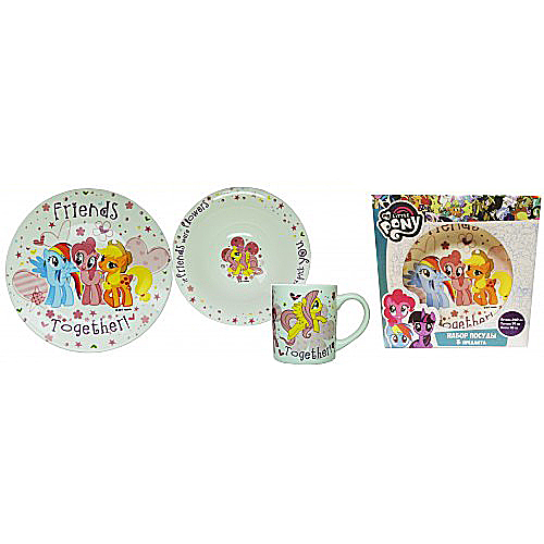 Набор "My Little Pony" 3 пр. Керамика