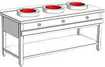 Плита индукционная WOK Heidebrenner ETK-I-W 732327