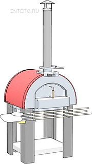 Печь для пиццы дровяная Vesta 7