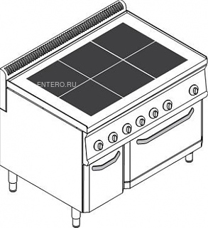 Плита электрическая Tecnoinox PFU105E7