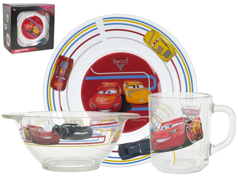 OСЗ Детский набор "CARS 3 " 3пр.
