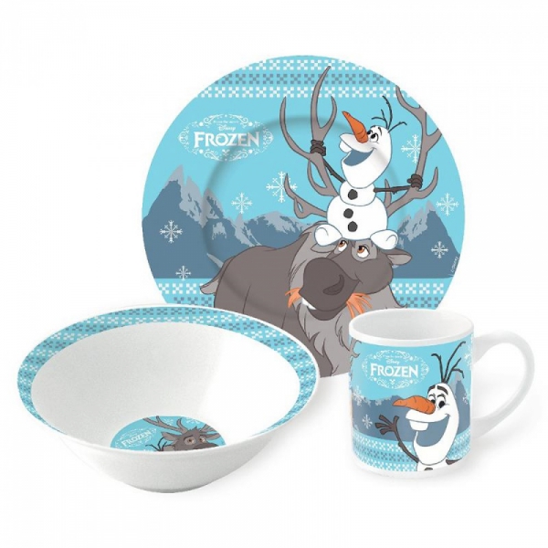Набор керамической посуды в подарочной упаковке Snack Set Olaf & Sven (3 шт.)