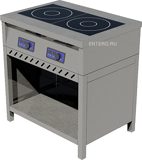 Плита индукционная ЦМИ ПИ-2 (820х600х870 мм) закрытая