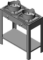 Плита газовая Вулкан KSB02 8176 WOK