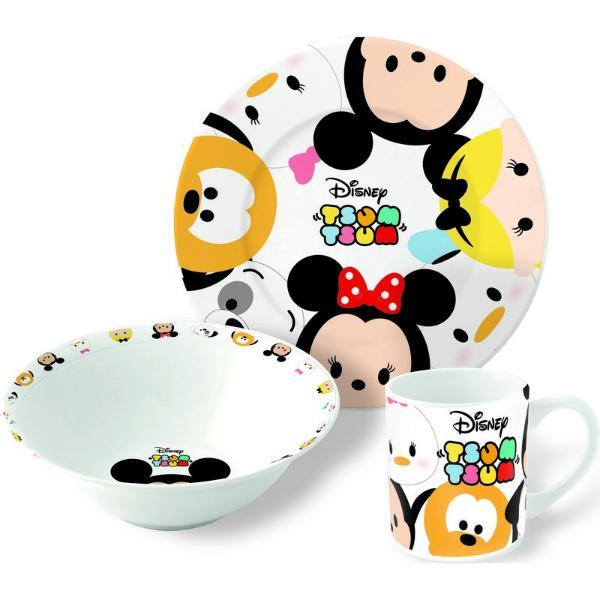 Набор детской посуды Snack Set Tsum Tsum (3 шт.)