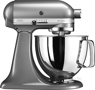Миксер планетарный KitchenAid 5KSM125ECU серебристый